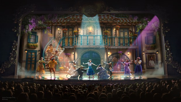 The Disney Believe will the first stage adaptation of "Encanto." Disney Cruise Line's fourth Wish-class ship will debut out of Fort Lauderdale in December 2027. (Courtesy of Walt Disney Co.)