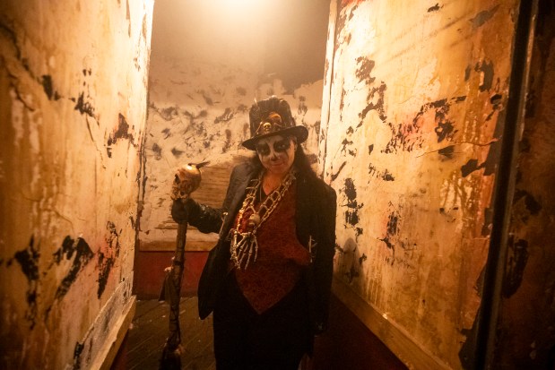 Bloodwater Bayou is full of mystery and Voodoo magic at Scream-A-Geddon in Dade City on Sept. 24, 2026. (Patrick Connolly/Orlando Sentinel)