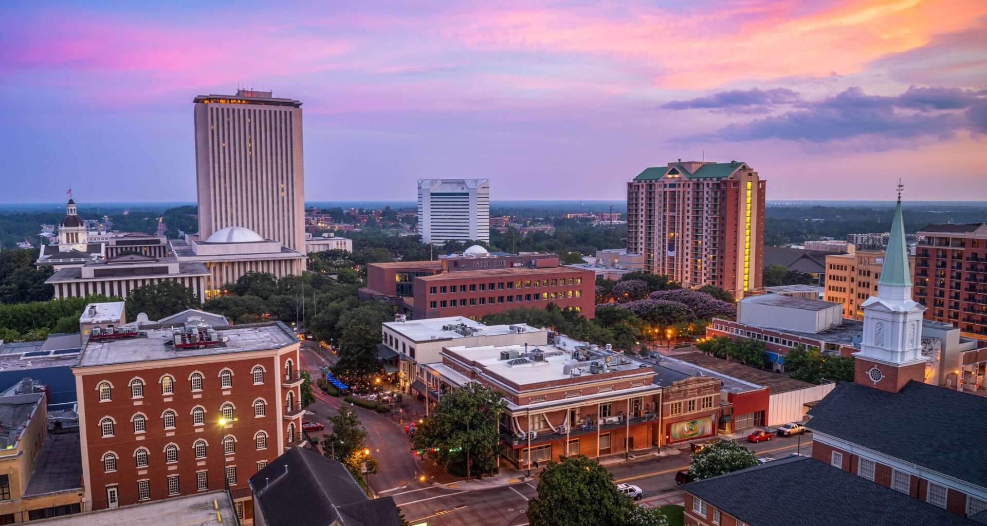 Downtown Tallahassee.