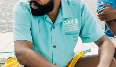 A look from Tommy Bahama's capsule with Ray's Downtown Bar.