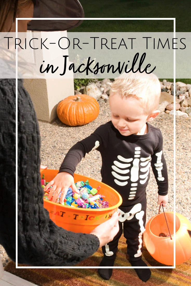 Trick or Treat times in Northeast Florida