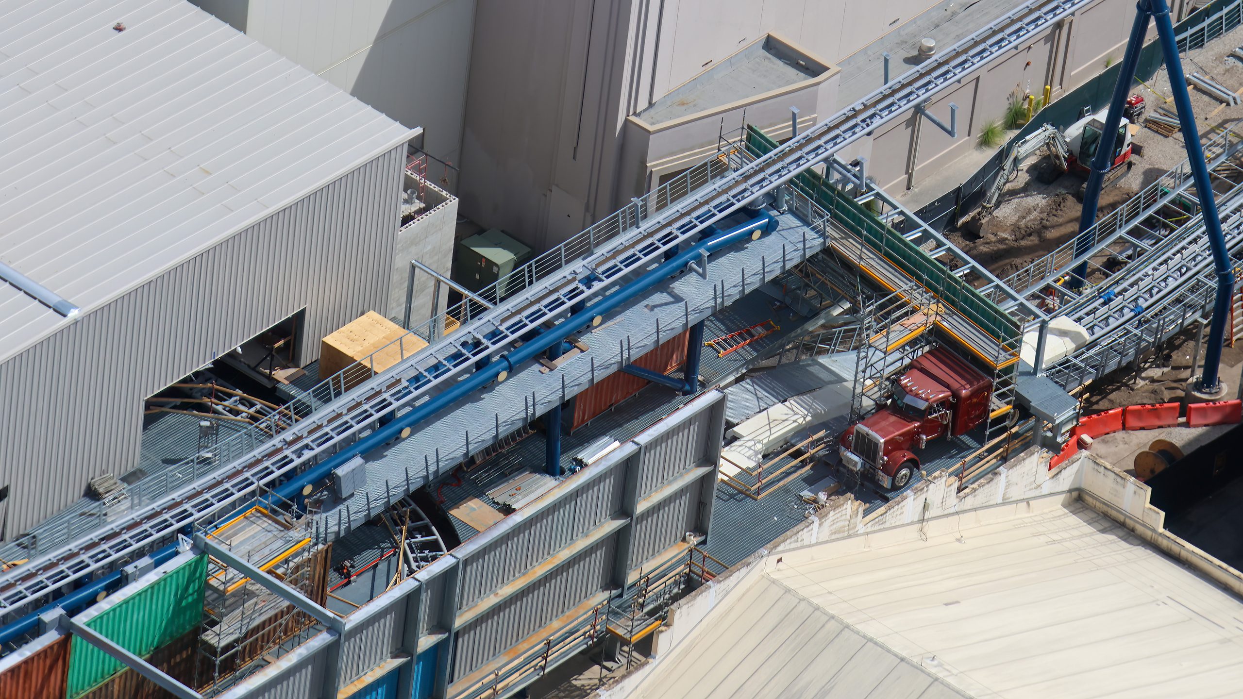 More Theming Added as Pull Testing Continues at Fast & Furious: Hollywood Drift at Universal Studios Florida