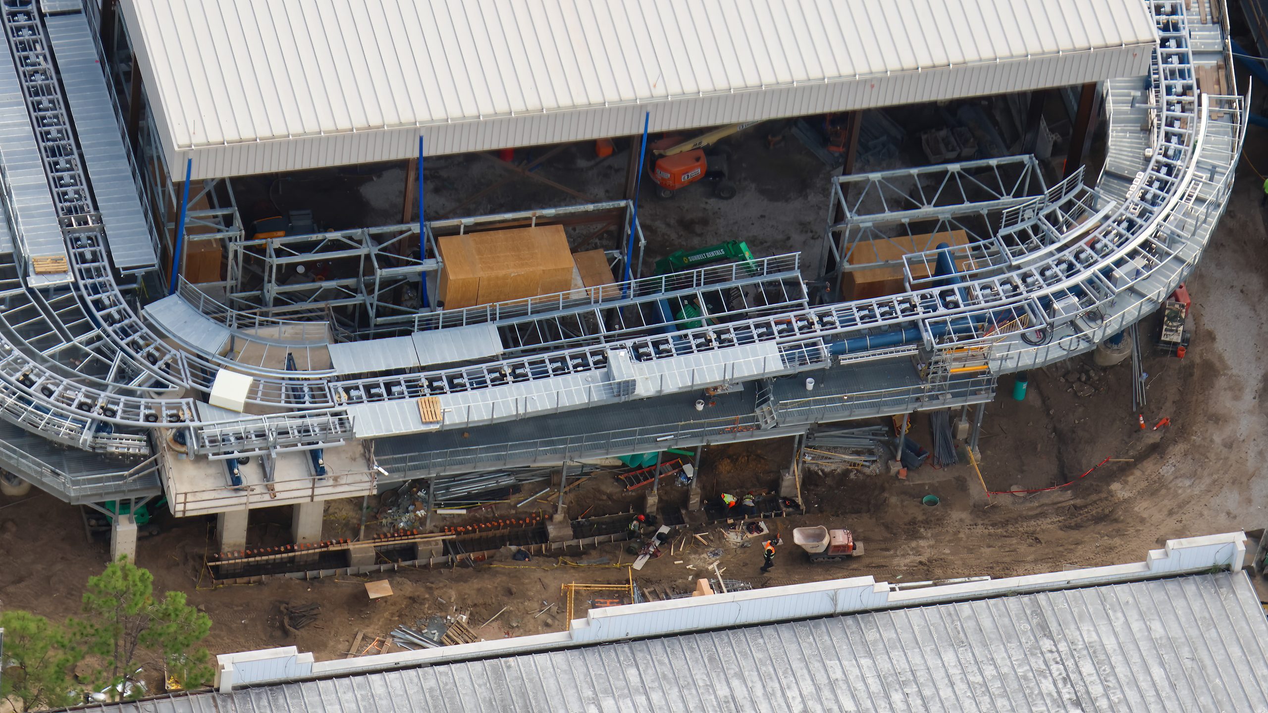 More Theming Added as Pull Testing Continues at Fast & Furious: Hollywood Drift at Universal Studios Florida