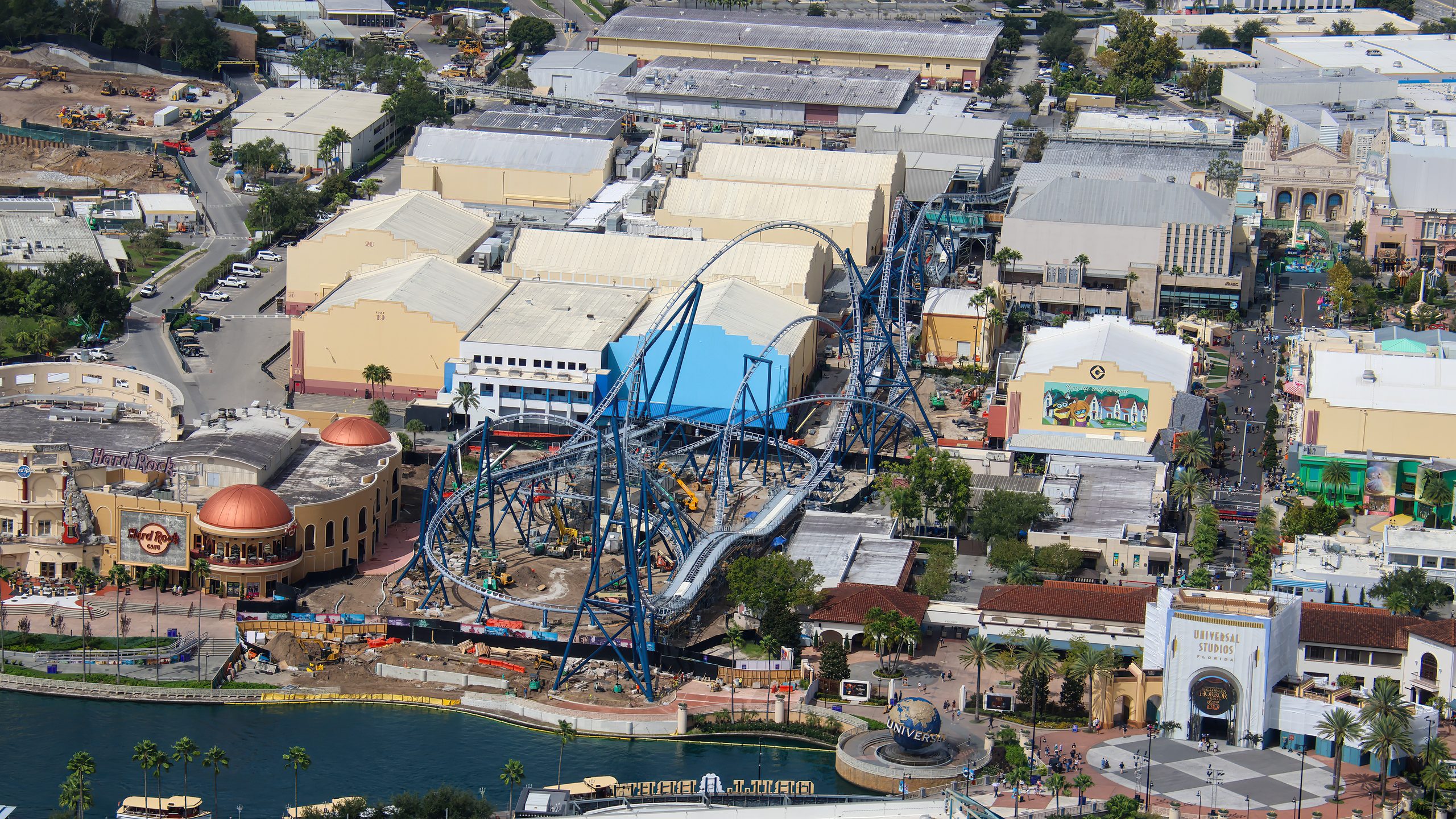 More Theming Added as Pull Testing Continues at Fast & Furious: Hollywood Drift at Universal Studios Florida