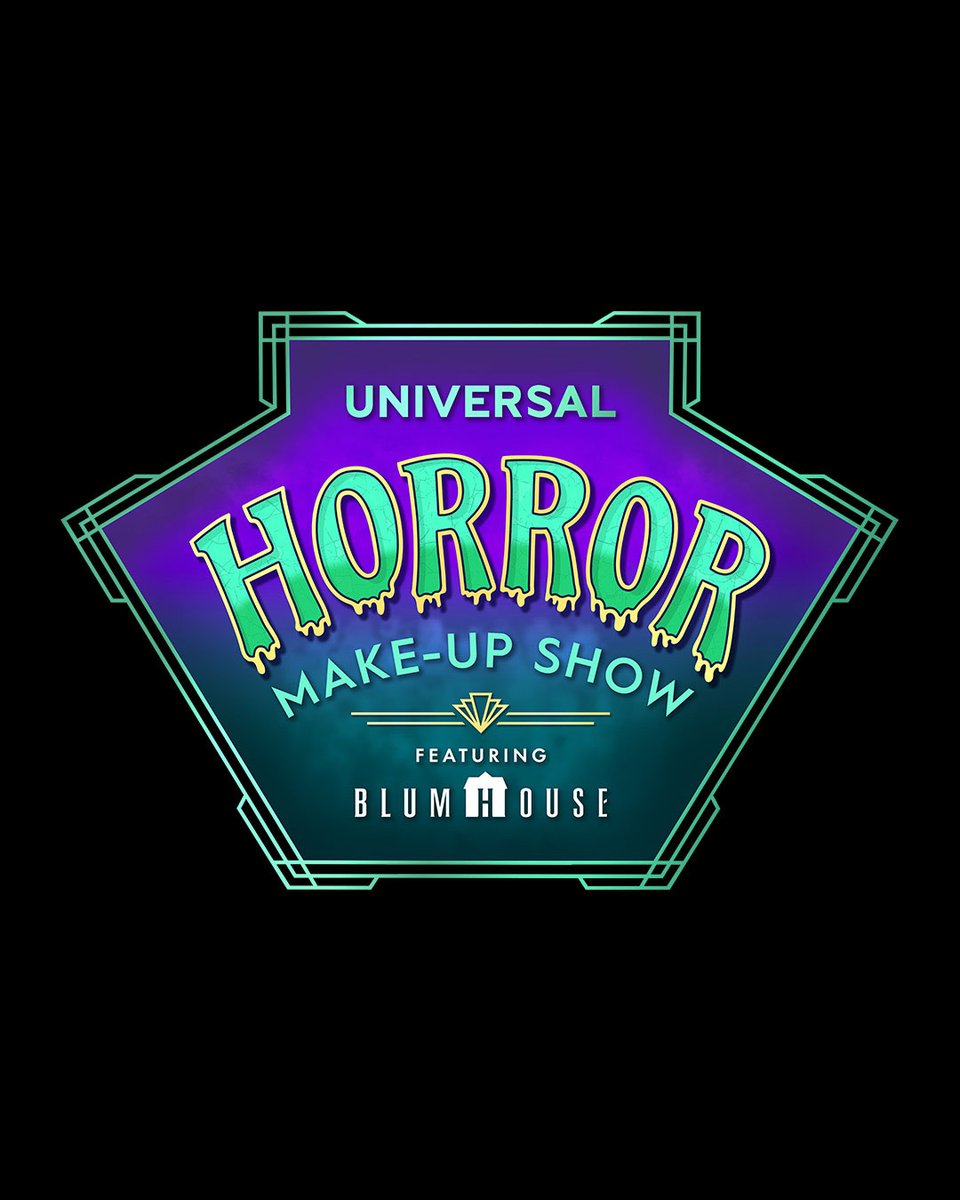 Universal Horror Make-Up Show Featuring Blumhouse logo