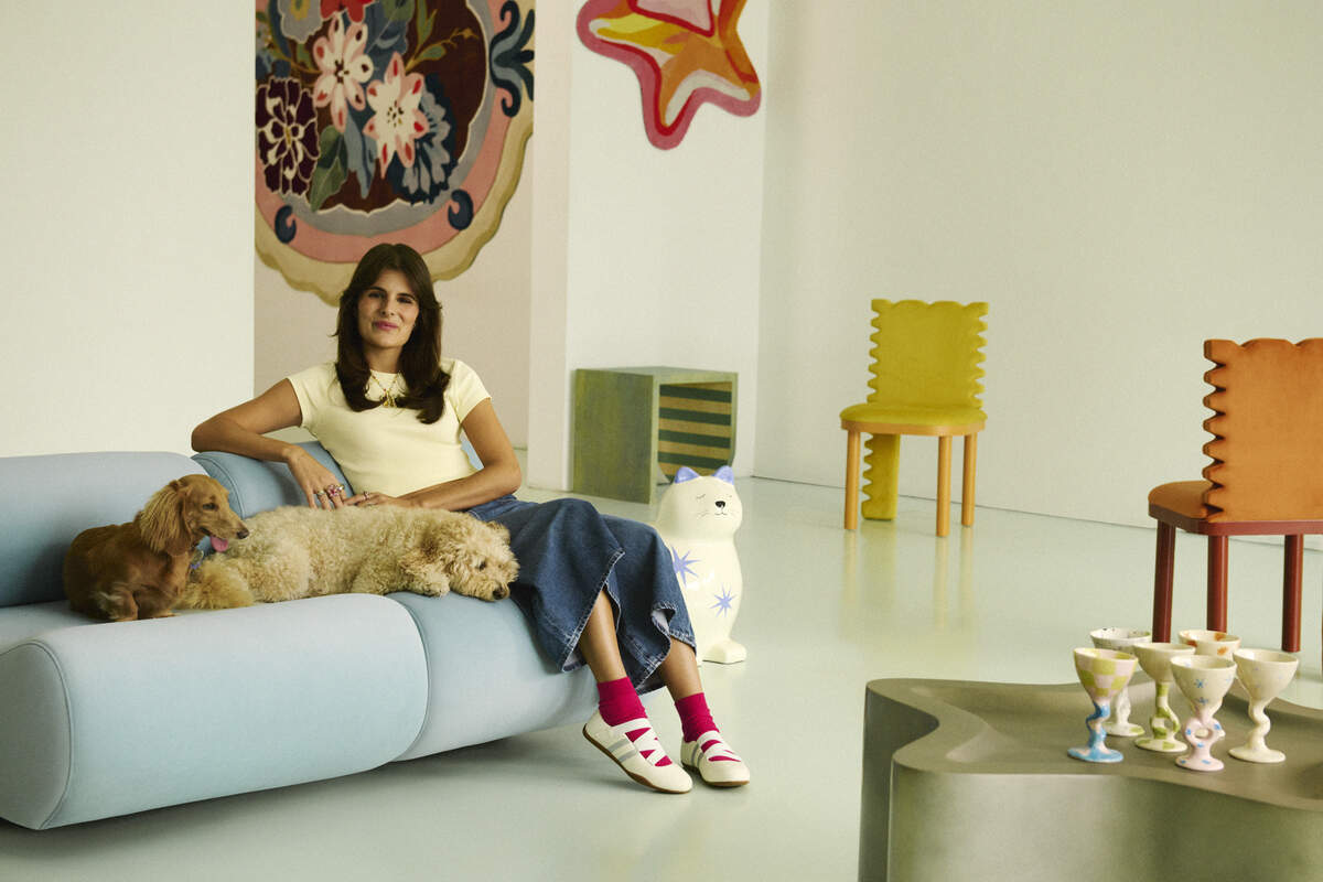 Miami-based Dani Klaric, an interior decorator and creator originally from Mexico, creates bold, color-rich interiors inspired by Art Deco through her design studio, Euphoria Collective. She’ll serve as part of Uniqlo’s “Made for All. Made for Miami” campaign to promote Uniqlo and cement its visual aesthetic to Miami.