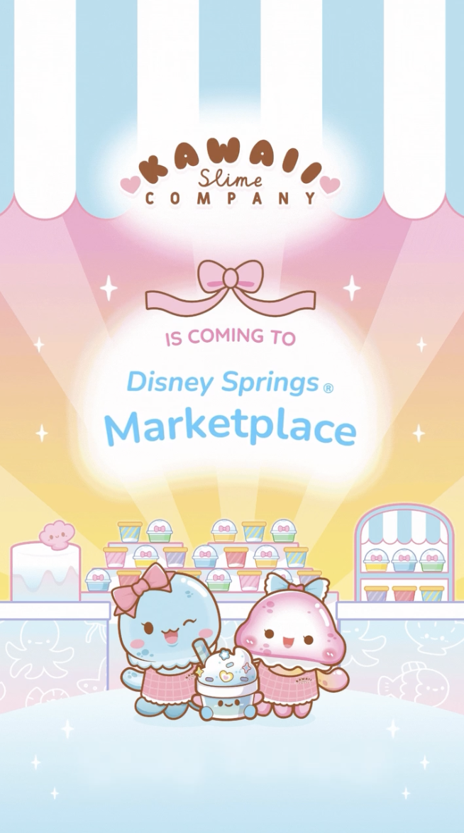 A colorful new sensory toy shop is coming to Disney Springs, as Kawaii Slime Company has announced plans to open in the Marketplace district.