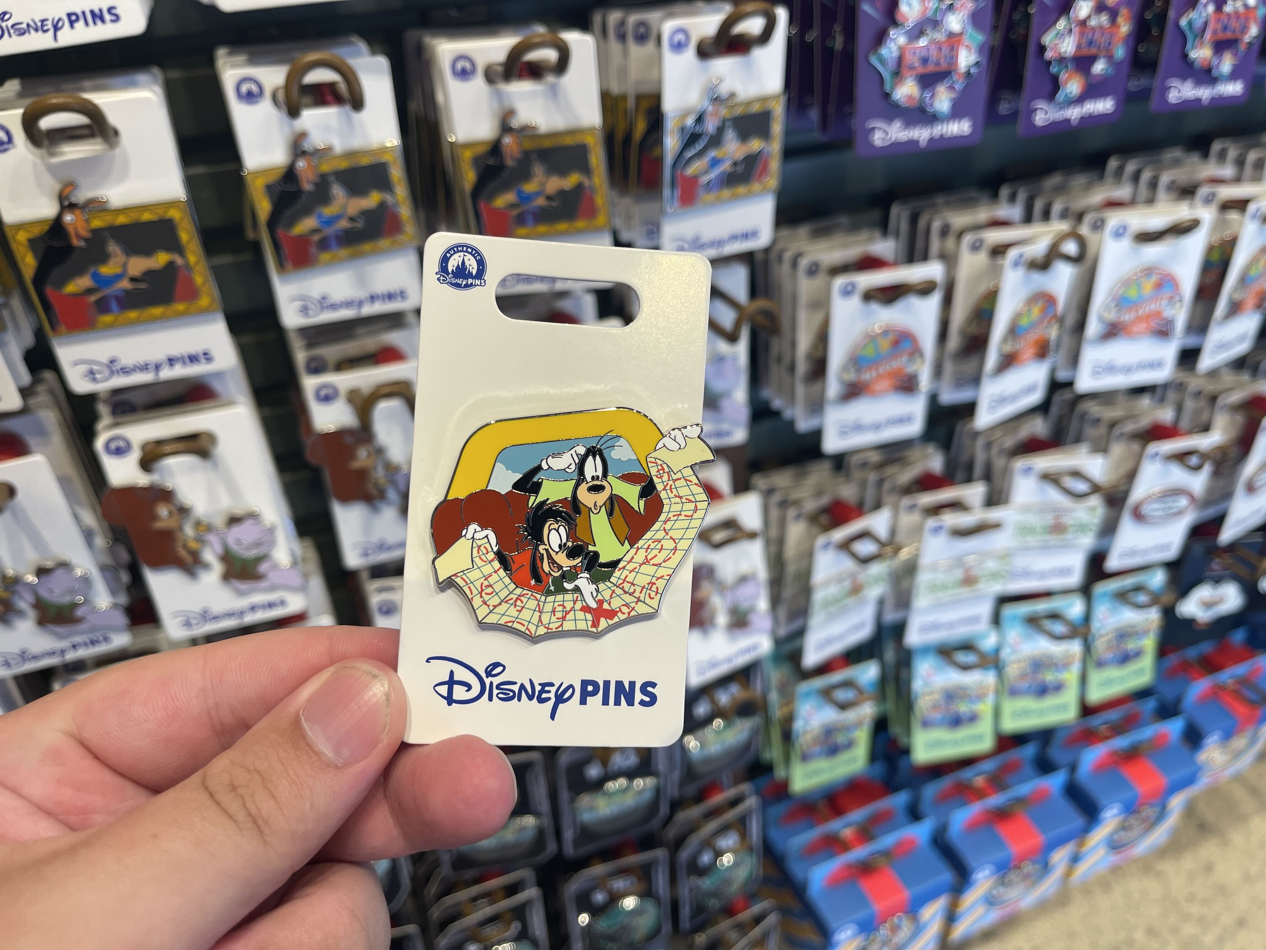 Five new open edition pins feature familiar Disney favorites, from Goofy’s signature “Gawrsh!” to Rapunzel and Flynn Rider's tender moment at a campfire.