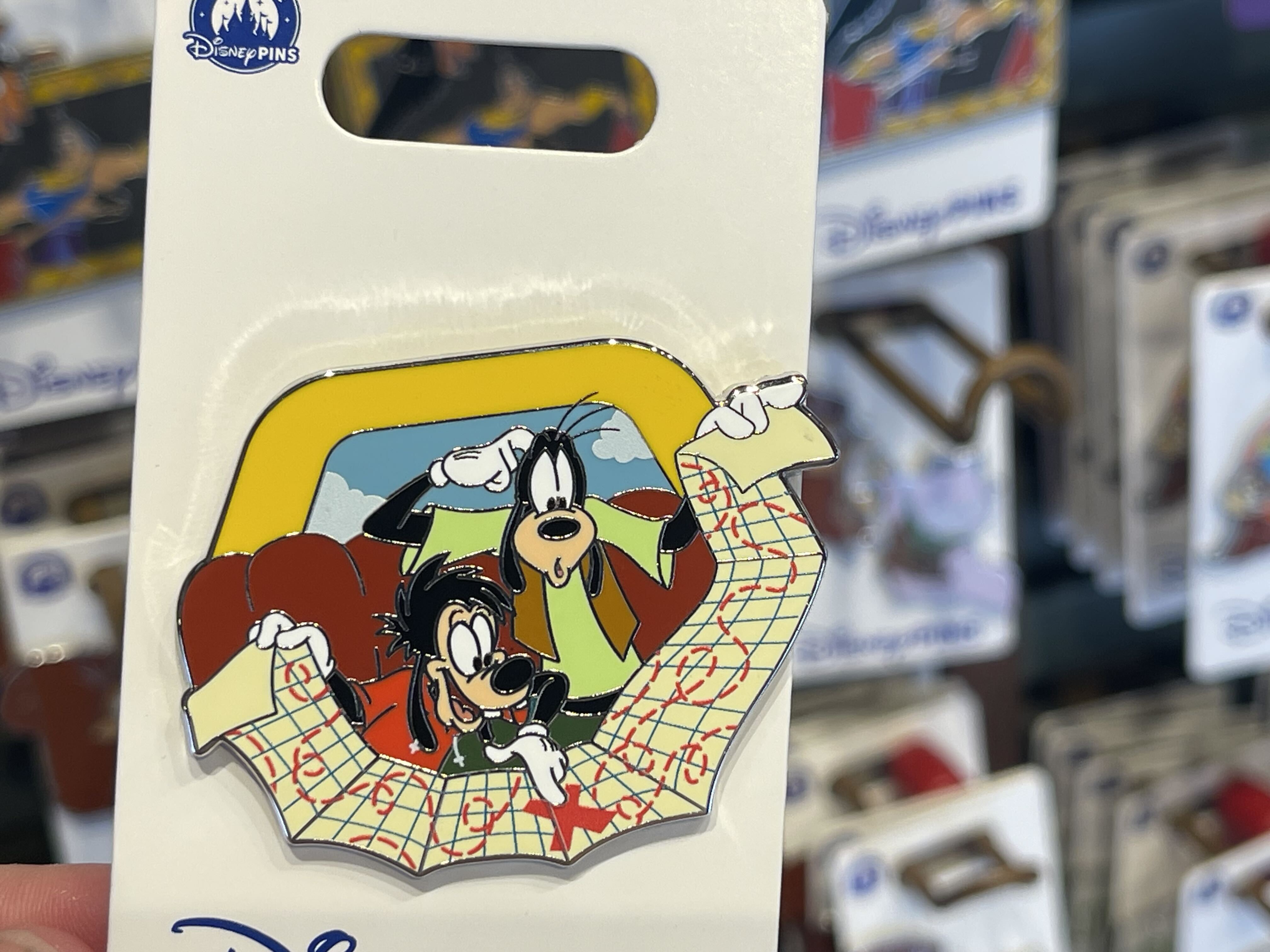 Five new open edition pins feature familiar Disney favorites, from Goofy’s signature “Gawrsh!” to Rapunzel and Flynn Rider's tender moment at a campfire.
