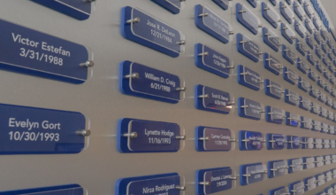 School Of Justice Installs Memorial To Honor Fallen Officers