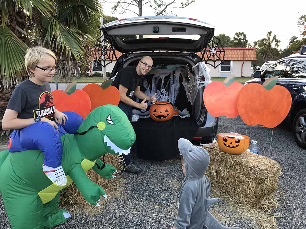 Trick or Treating in Jacksonville, Florida