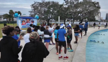 Jacksonville family honors Rakim Akbari with second annual walk, pushes for retention pond fencing