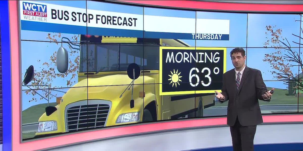🚍Bus Stop Forecast: Austin is tracking a cool morning, near-record warm afternoon for Tallahassee, the Big Bend and South Georgia