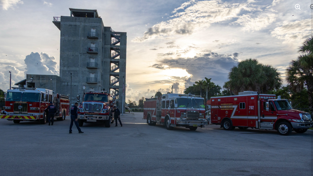 HazMat strike team deployed to Northwest Florida from Palm Beach County