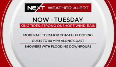 King tides, rain and gusty winds bring coastal flooding threat from Fort Lauderdale to Miami