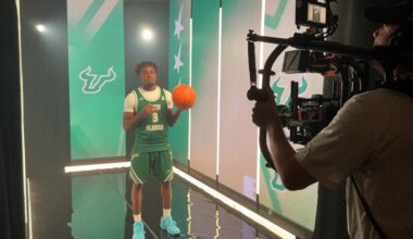 USF speaks at American Conference Tipoff