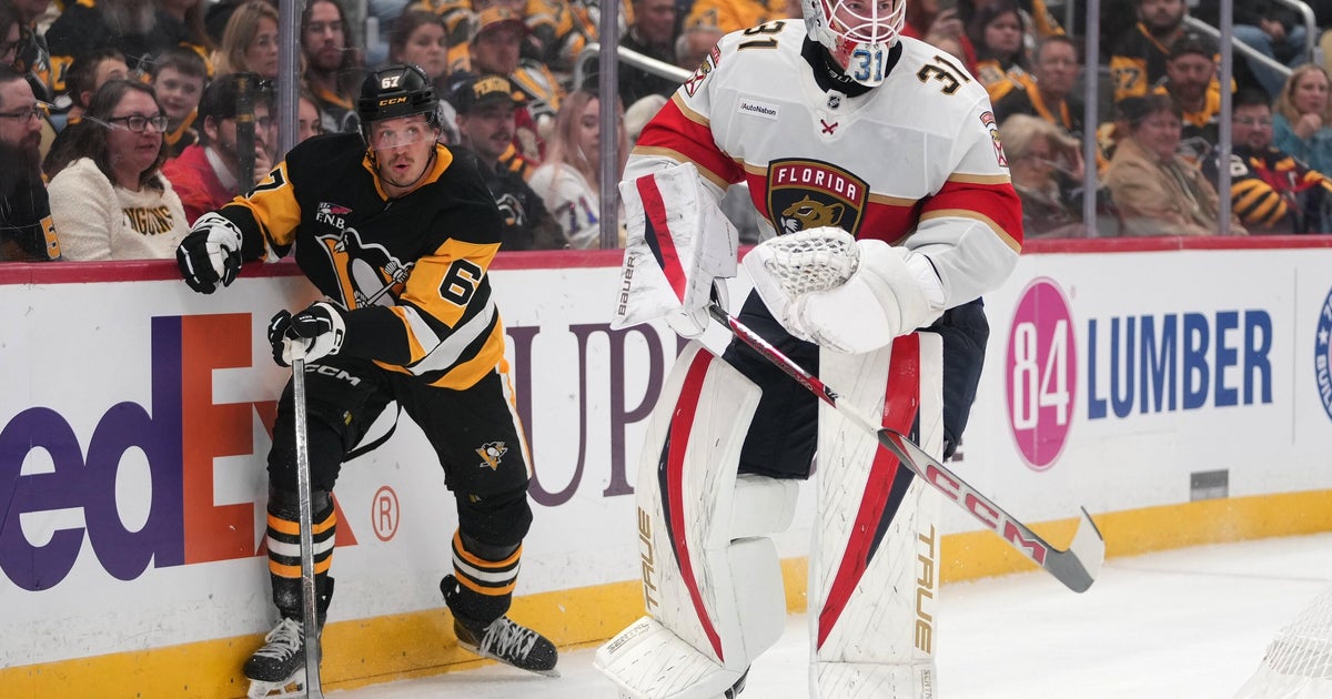 Pittsburgh Penguins blank Panthers 4-0 to spoil Florida goalie Cooper Black's record-setting NHL debut