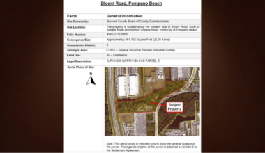 Broward Revisits Sale of 22-Acre Property Amid Waste Concerns