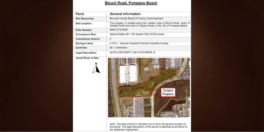 Broward Revisits Sale of 22-Acre Property Amid Waste Concerns