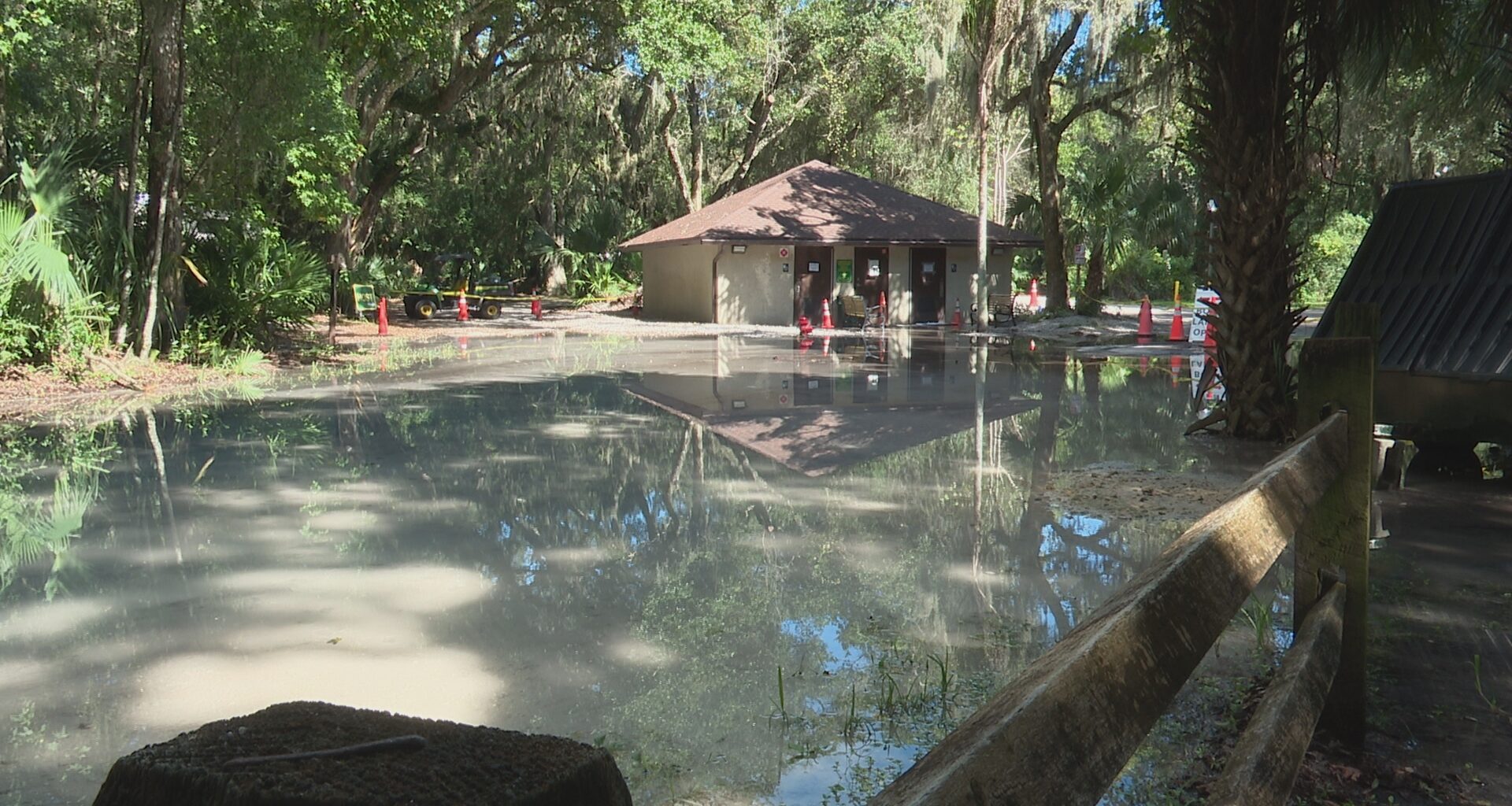 Plumbing issue causes flooding, low water pressure for Hanna Park campers