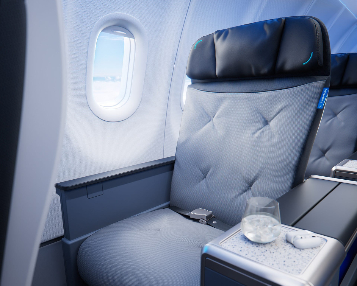 BlueFirst will feature plush seats.