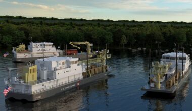 Dredging begins at St Petersburg coast guard basin in Florida