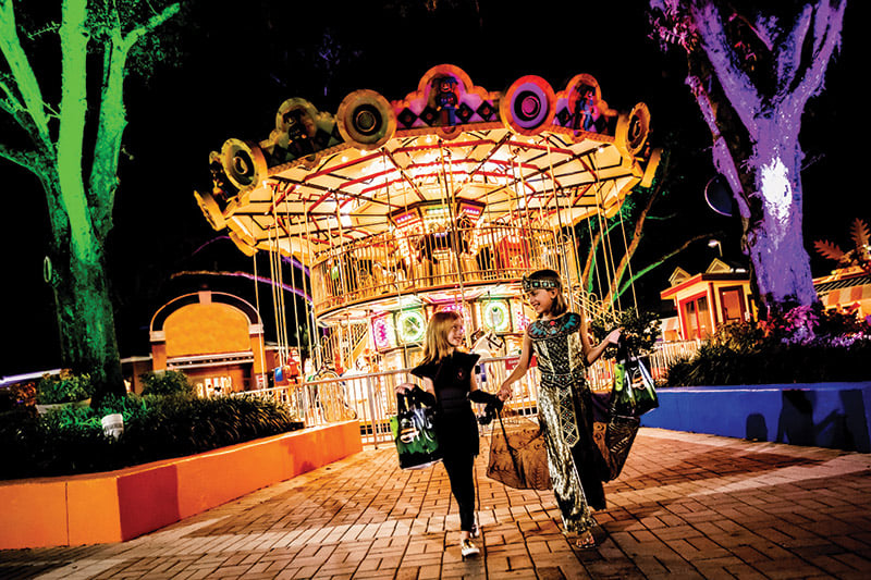 Brick Or Treat Monster Party At Legoland Fl Creepy Carousel