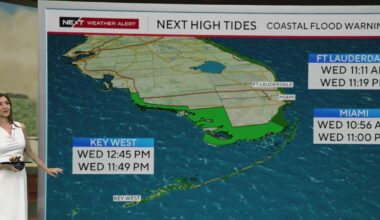 King tide relief on the way after days of relentless high tide flooding across South Florida