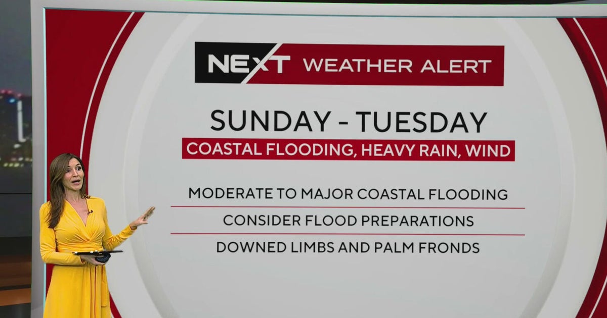South Florida sees spotty showers ahead of weekend flooding, strong wind threats