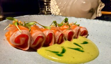 Nomikai by Sushi Saint's Salmon Crudo and Filet Mignon