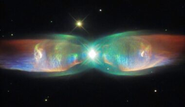 NASA telescope captures image of ‘shimmering’ cosmic butterfly