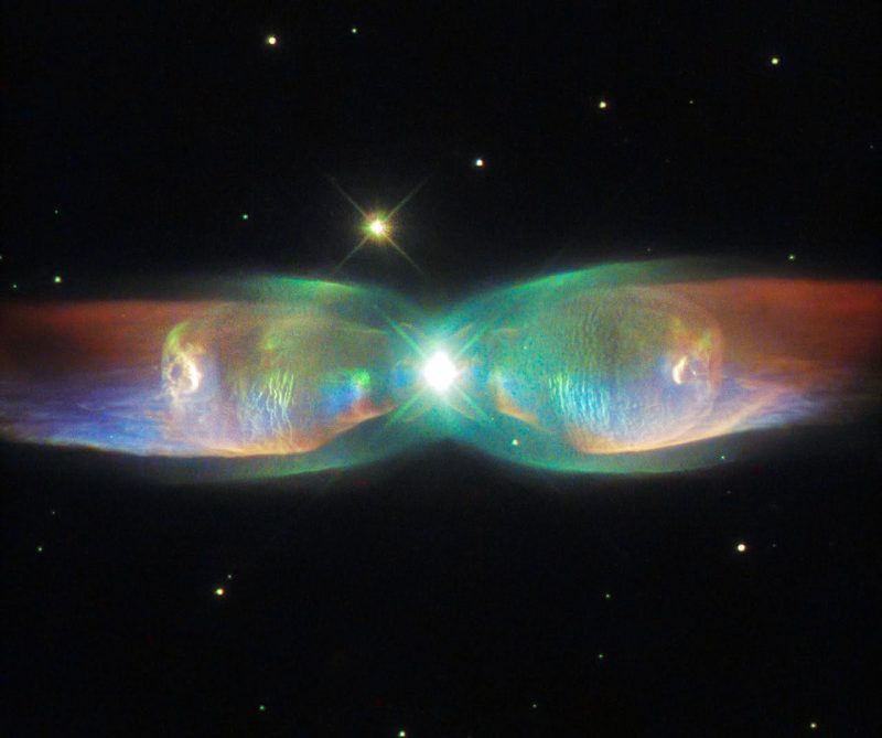 NASA telescope captures image of ‘shimmering’ cosmic butterfly