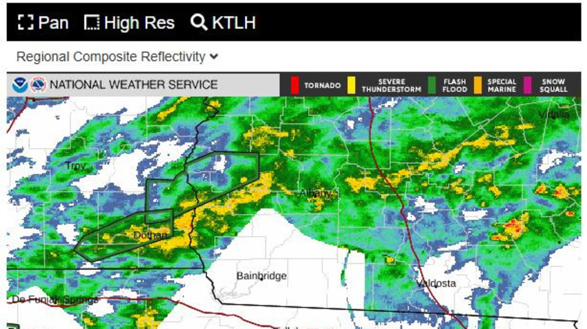 National Weather Service radar data in Tallahassee and several other offices in the region, from Mobile, Alabama, to Valdosta, Georgia, has been unavailable to the public since Saturday, Oct. 3, 2026, because of telecommunications issues. NWS has not released a timeline for restoration. National Weather Service radar data in Tallahassee and several other offices in the region, from Mobile, Alabama, to Valdosta, Georgia, has been unavailable to the public since Saturday, Oct. 3, 2026, because of telecommunications issues. NWS has not released a timeline for restoration.