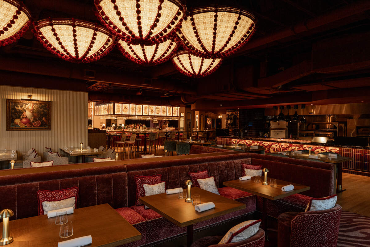 The dining room at Bazaar Meat in Miami Beach.