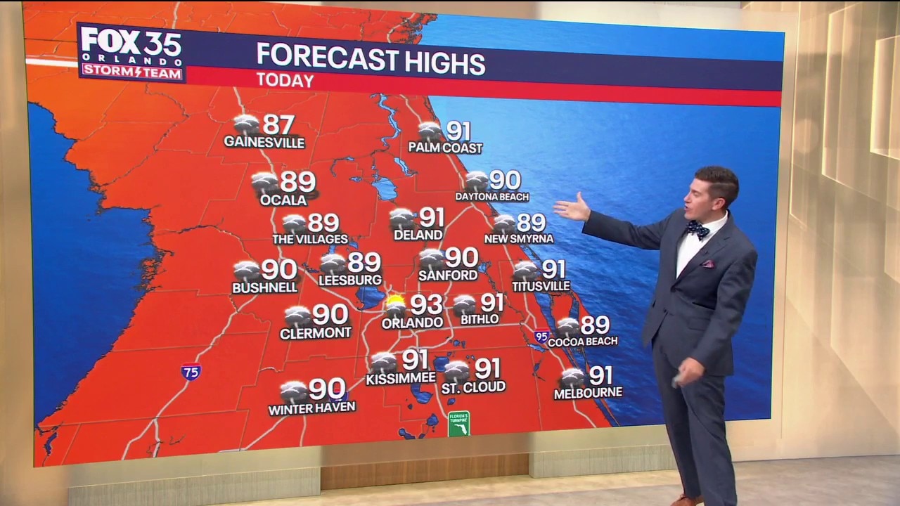 Orlando AM Weather Forecast: Isaias lifts away, storm chances hold 
