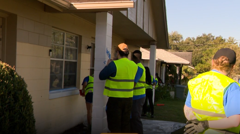 Volunteers help revitalize homes in Tildenville community