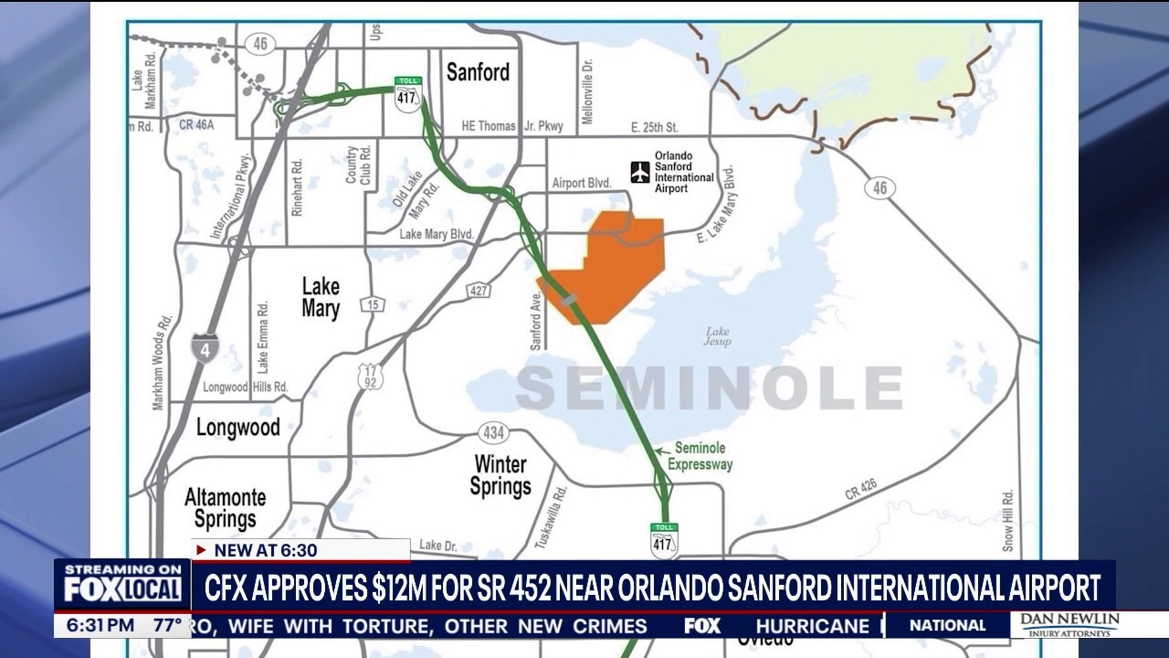 Plan to connect 417 to Orlando Sanford Airport clears another hurdle