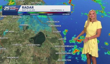 Windy and Stormy Saturday for South Florida