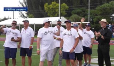 St. Thomas University honors 1996 baseball team