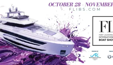 Fort Lauderdale International Boat Show 2026 official artwork, October 28 to November 1