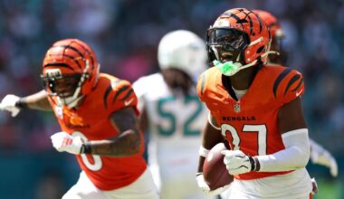 Bengals' Jordan Battle intercepts Malik Willis twice after finding tell in Miami QB's throwing mechanics