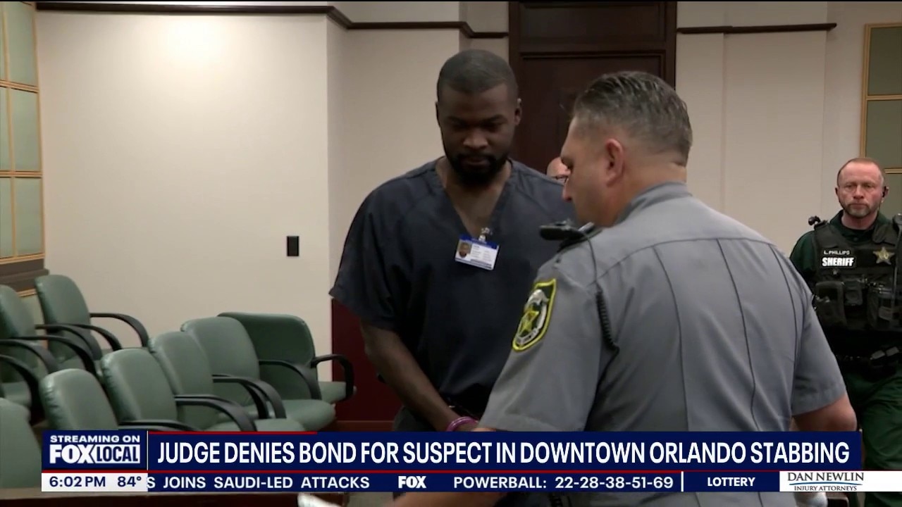 Judge denies bond for suspect in downtown Orlando stabbing