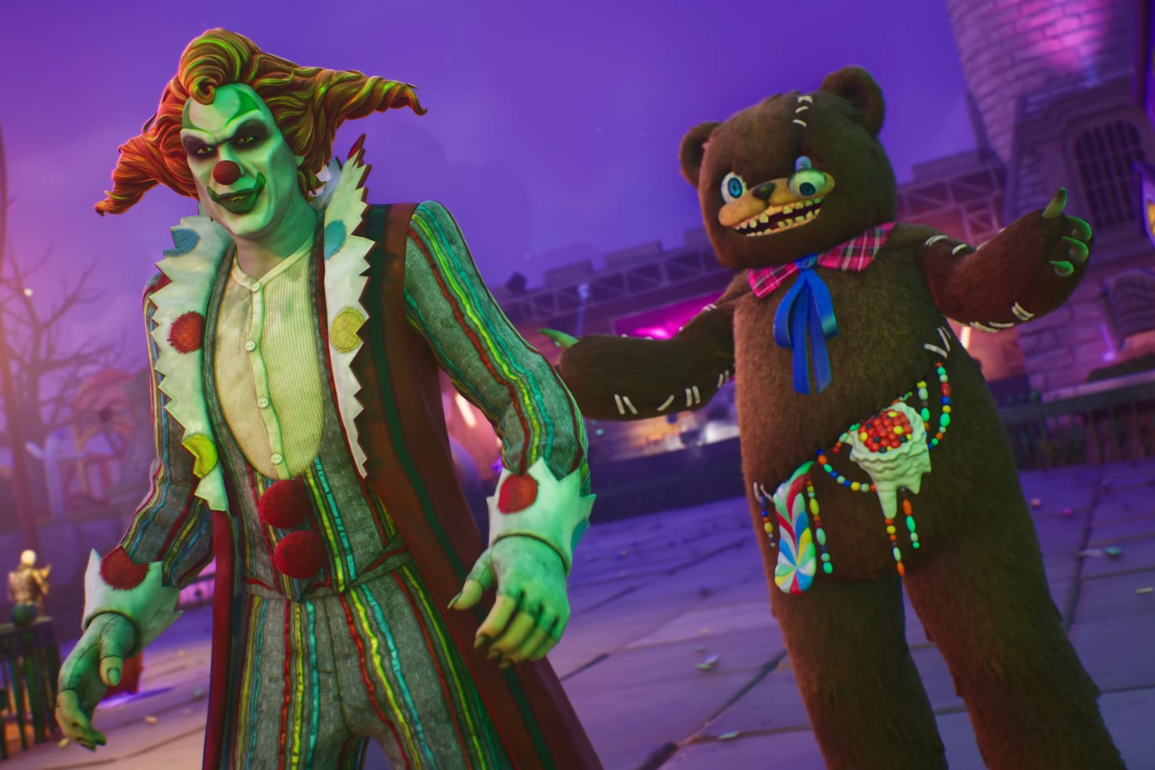 Halloween Horror Nights Icons Jack the Clown & Hamikuma Joining Fortnite for Fortnitemares