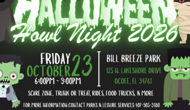 Halloween Howl Night returns to Bill Breeze Park Oct. 23