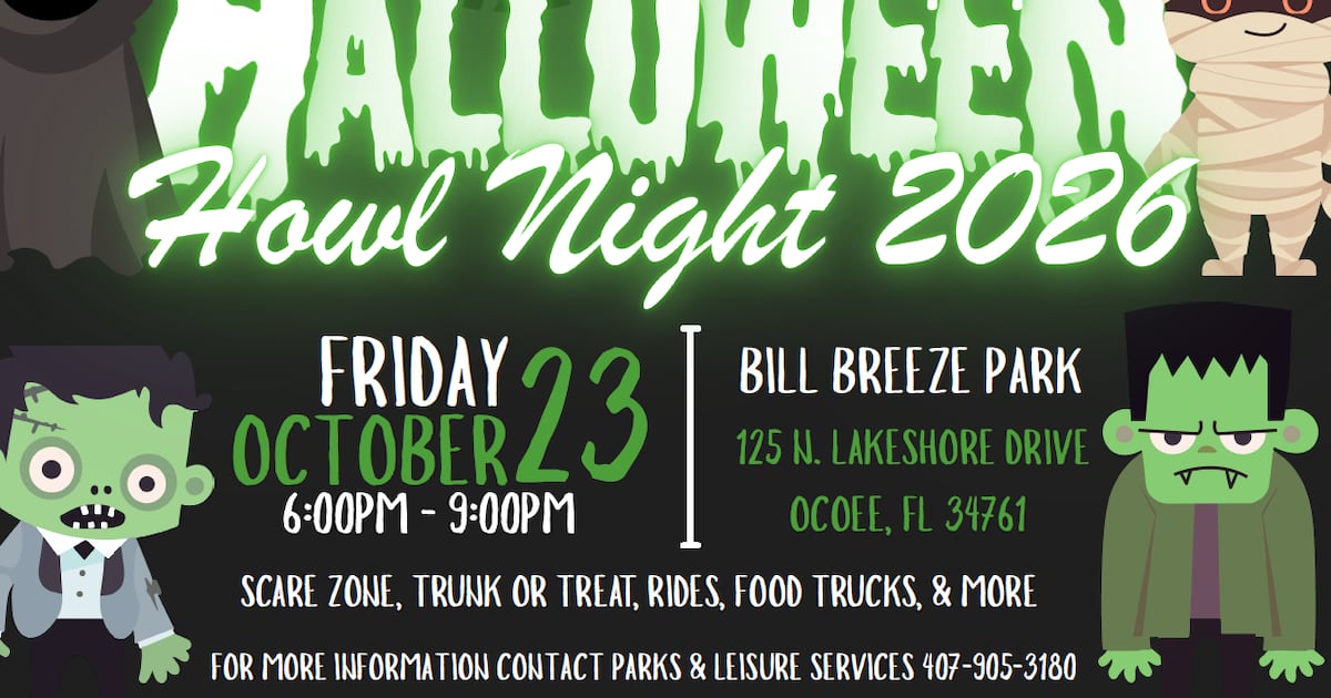 Halloween Howl Night returns to Bill Breeze Park Oct. 23