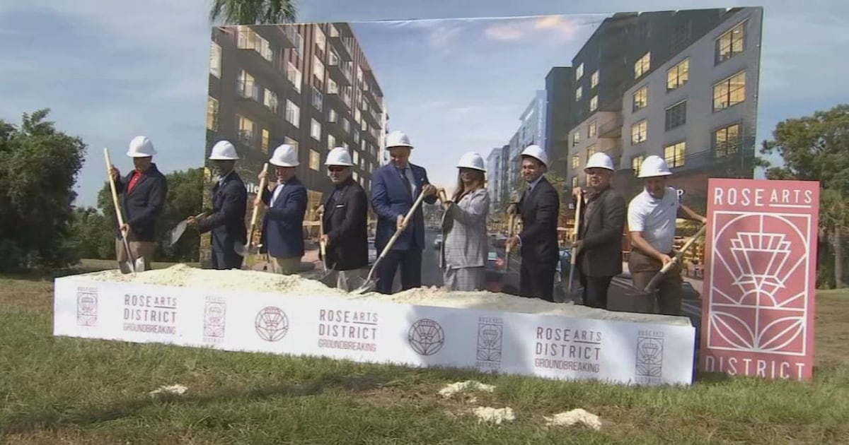RoseArts District breaks ground in Orlando's Rosemont area