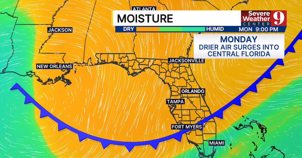 Central Florida Forecast: Sunshine, cooler temps ahead
