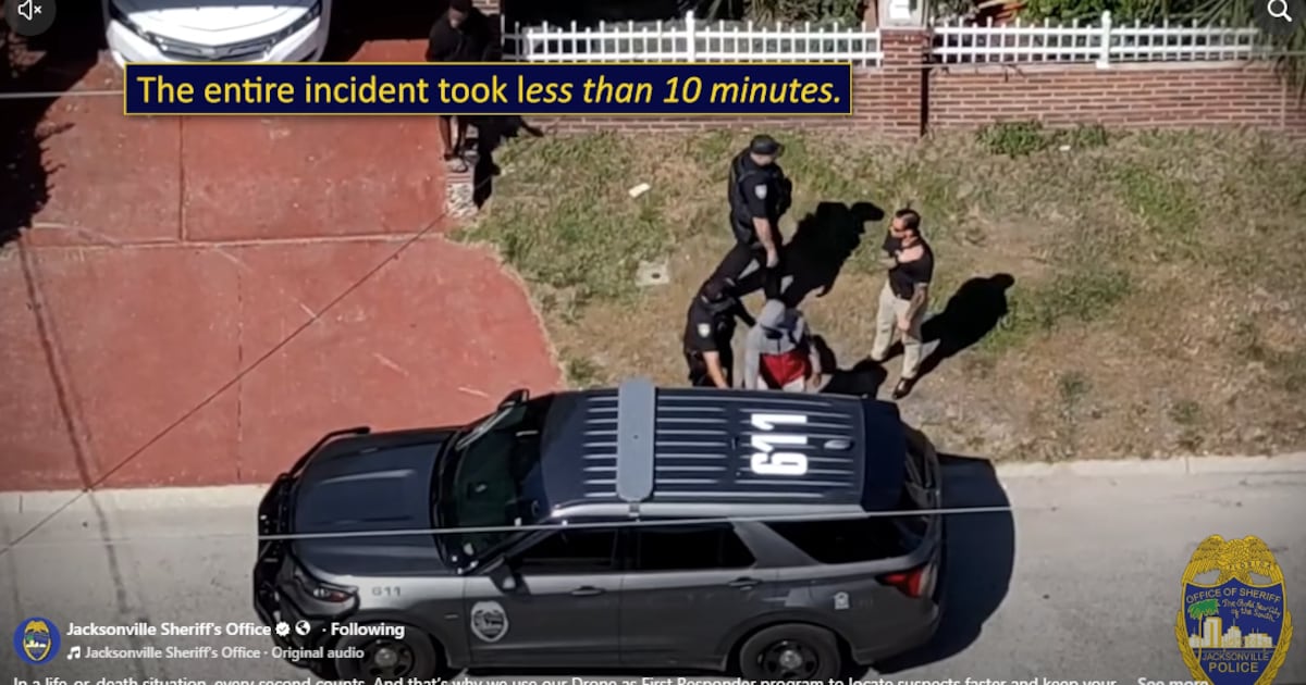 Police drone helps catch man who tried to break into a woman’s home with a gun