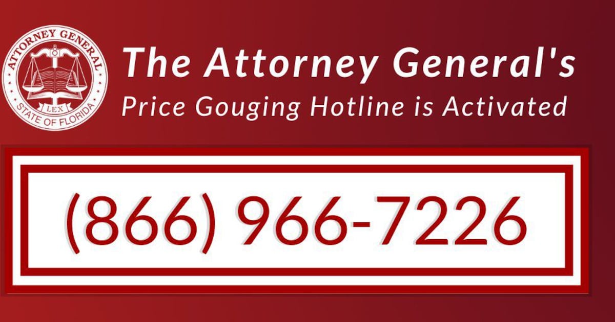 Isaias triggers Florida price gouging hotline activation