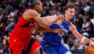 Orlando Magic fall 129-99 to Raptors behind Barrett's 28